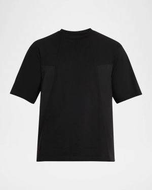 Men's Boxy-Fit Organic Cotton Side Insert T-Shirt