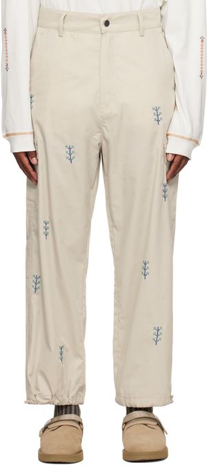 ADISH Off-White Shajar Cargo Pants