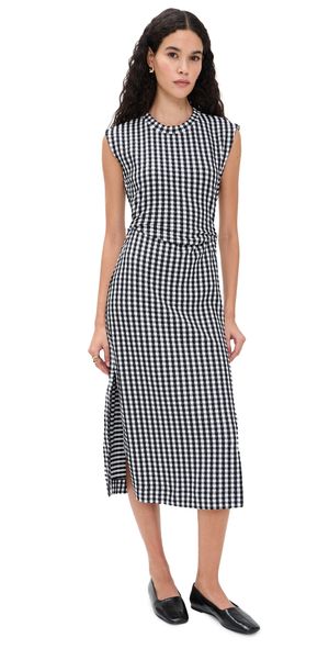 Tanya Taylor Sleeveless Aurora Dress Black/White M