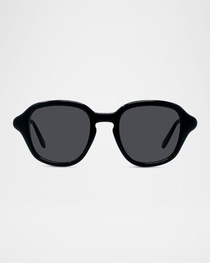 Men's Slim Acetate Square Sunglasses