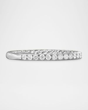 DY Eden Eternity Wedding Band Ring with Diamonds and Platinum