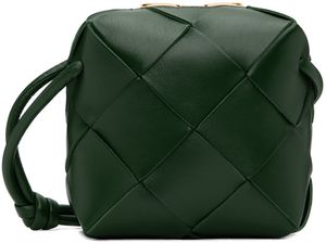 Bottega Veneta Mini sac caméra Cassette vert