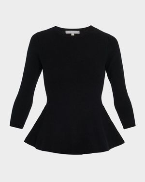 Cashmere Peplum Sweater