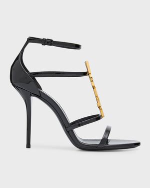 Cassandra YSL Medallion Stiletto Sandals