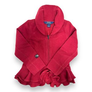 Polo Ralph Lauren - Seconde Main - Sweat enfant rouge - 5 ans - Taille 5A - Rouge