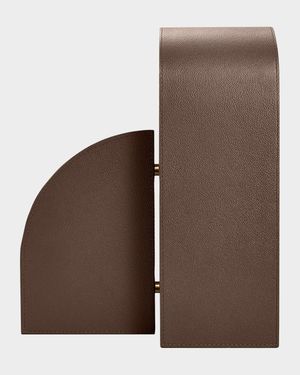 Cubist R Leather Bookend