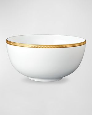 Soie Tressee 24K Gold-Plated Serving Bowl