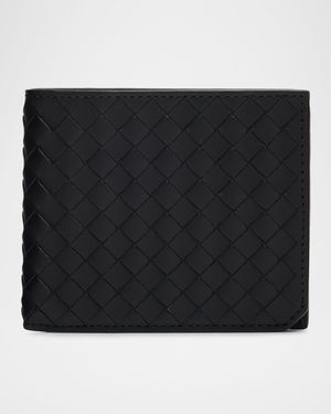 Men's Intrecciato Calfskin Bifold Wallet