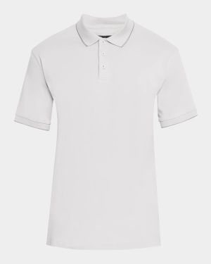 Men's Tipped Pique Polo Shirt