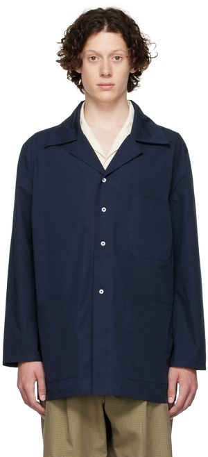 Camiel Fortgens Navy Pyjama Shirt