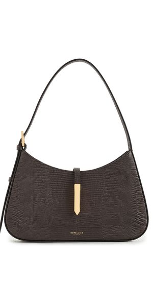DeMellier Tokyo Handbag Espresso Lizard Effect F03 One Size