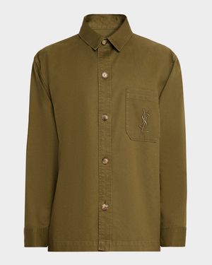 Men's Denim YSL Pocket Overshirt