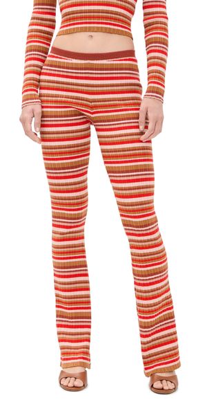 Bananhot Ann Pants Bayadere Rib Stripes M/L