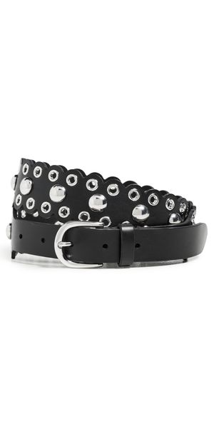 Isabel Marant Zalla Belt Black/Silver 80