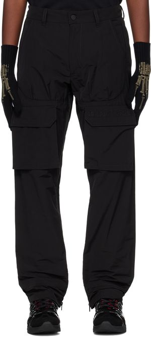 44 Label Group Black 44 Decal Cargo Pants