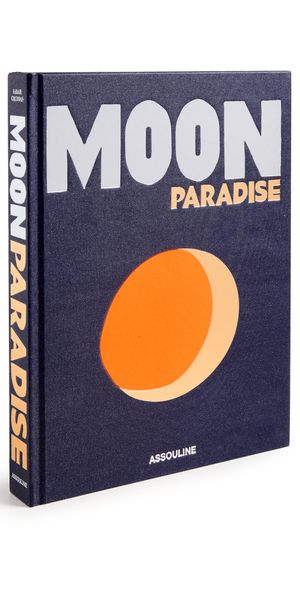 Assouline Moon Paradise Book Midnight Blue One Size