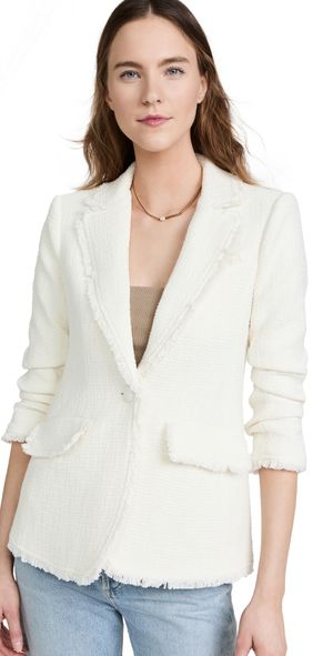 Cinq à Sept Boucle Khloe Blazer Gardenia 0