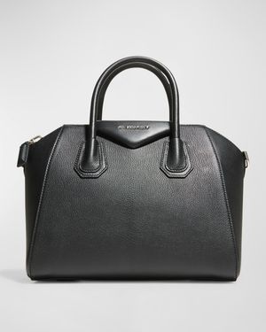 Antigona Small Top Handle Bag in Grained Leather
