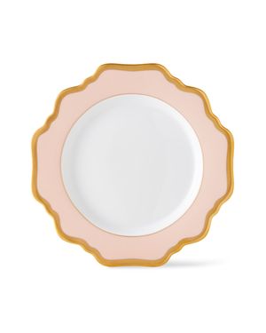Dusty Rose Rimmed Bread & Butter Plate