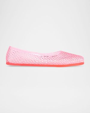Iro Transparent Jelly Ballerina Flats