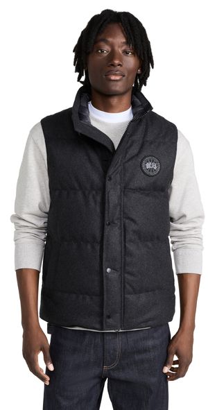 Canada Goose Garson Wool Vest Carbon Mel XS