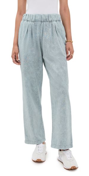 Les Tien Penny Pleat Front Pants Slate Grey Mineral XS