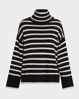 Striped Wool-Cashmere Sweater