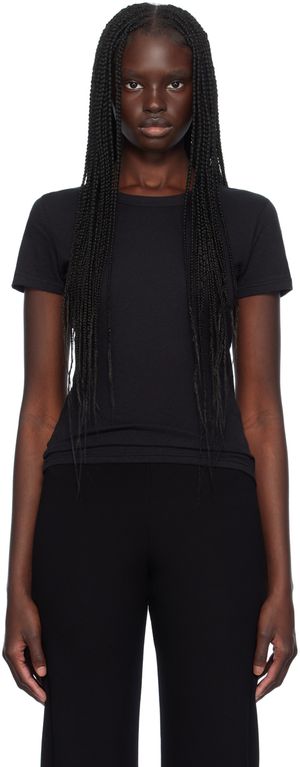 LESET Black Laura Slim Fit T-Shirt