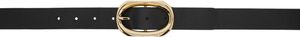 ANINE BING Black Signature Link Belt