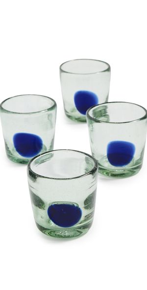 Studio Conchita Lunar M Glasses Set of 4 Cobalto One Size