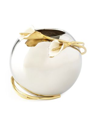 Calla Lily Rose Bowl Vase