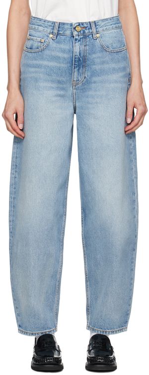 GANNI Jean Stary bleu