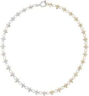Justine Clenquet Gold & Silver Paul Necklace