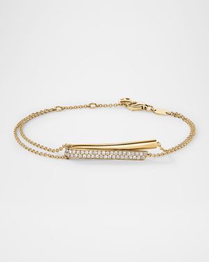 Inside/Out 18K Yellow Gold Diamond Flip Bracelet