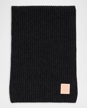 Cashmere-Blend Knitted Scard