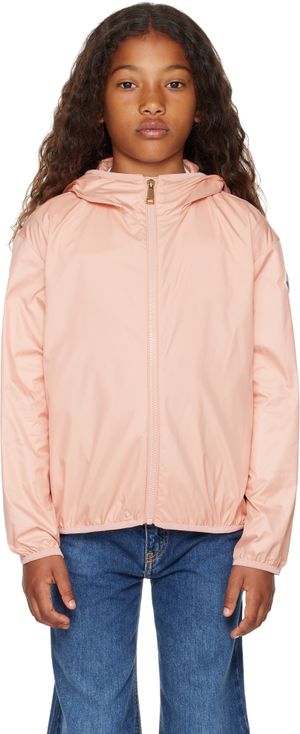 Moncler Enfant Big Kids Pink Fegeo Hooded Jacket