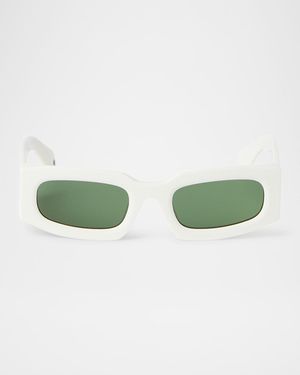 Men's Cary Acetate Rectangle Sunglasses