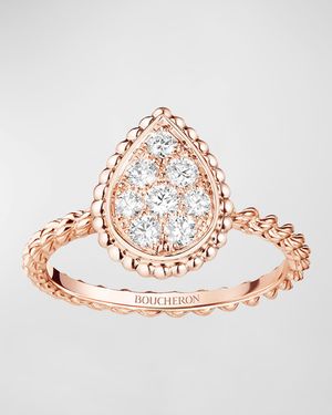 Serpent Boheme 18K Rose Gold Diamond Ring