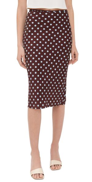 POSSE Leo Skirt Chocolate Polka Dot XL