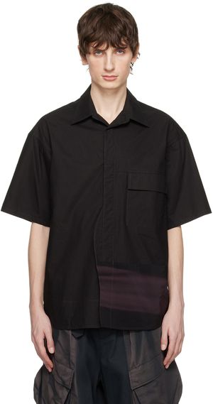 JiyongKim Black Oversized Shirt