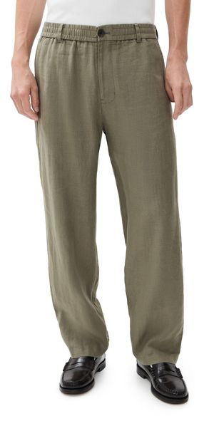 Madewell Elastic Waist Patch Pocket Pants Pressed Sage M