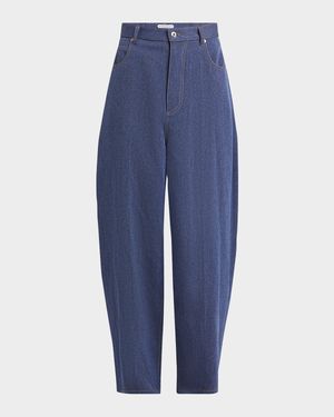 Men's Wide-Leg Drill Trousers