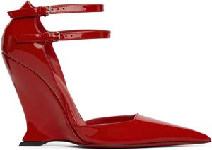 Ferragamo Chaussures à talon compensé Vidya rouges