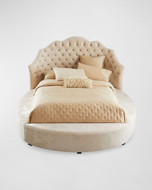 Brianna Round Queen Bed