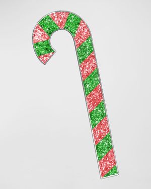 2D LED Candy Cane Outdoor Decoration, 7'2"