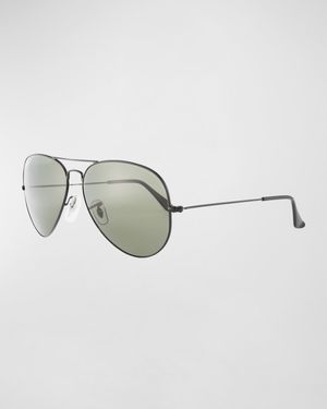 Metal Aviator Sunglasses, 58MM