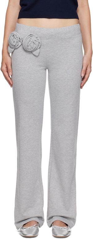 Sandy Liang Gray Hilton Sweatpants