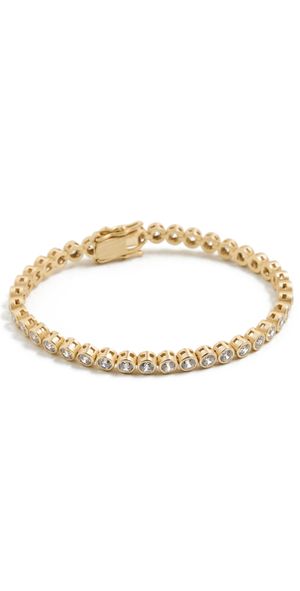 HART Bezel Tennis Bracelet Gold One Size