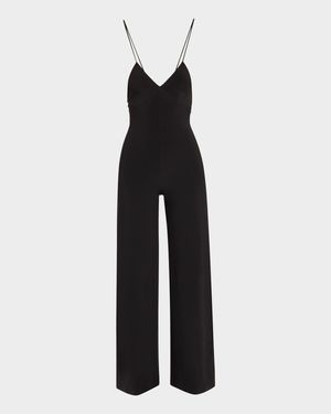 Low-Back Slip Jumpsuit