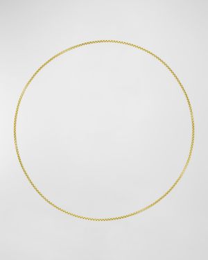 Baby Box Chain Necklace in 18K Gold